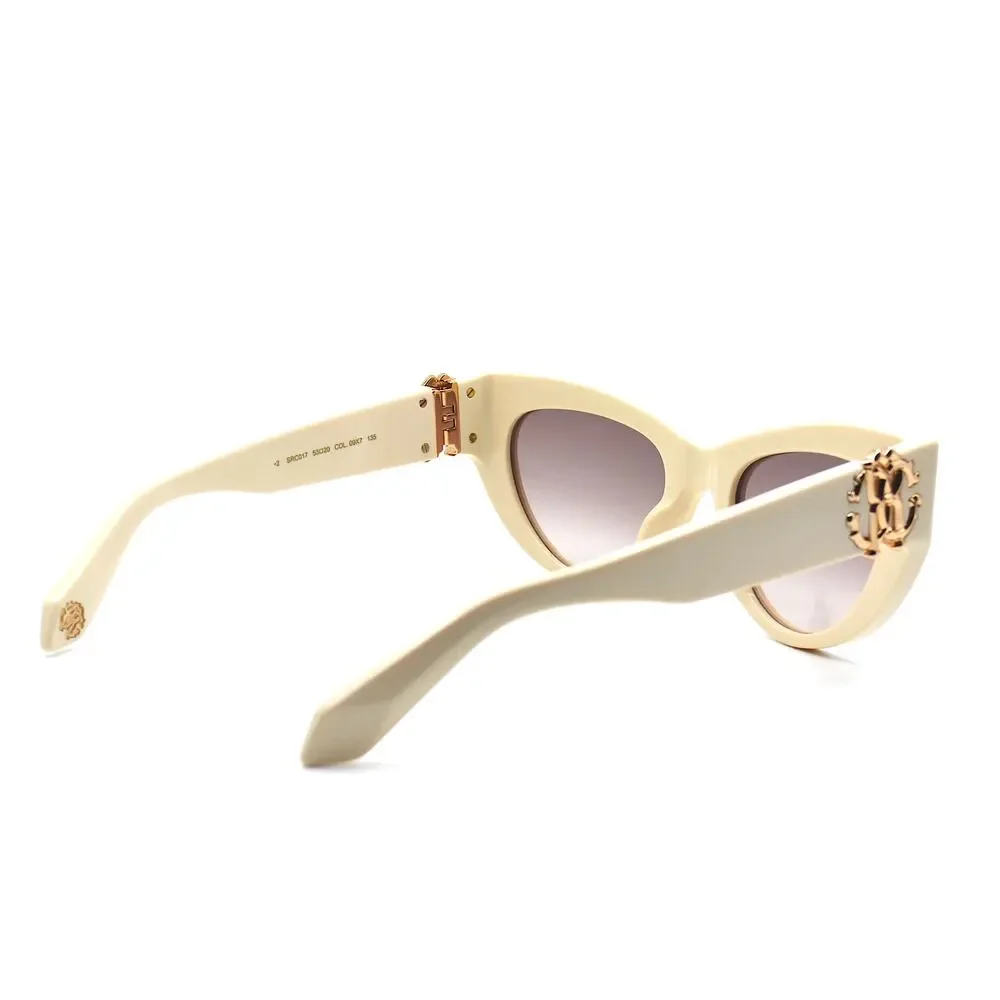 NEW ROBERTO CAVALLI SRC017M 09X7 IVORY VIOLET GRADIENT AUTHENTIC SUNGLASSES - Picture 7 of 12
